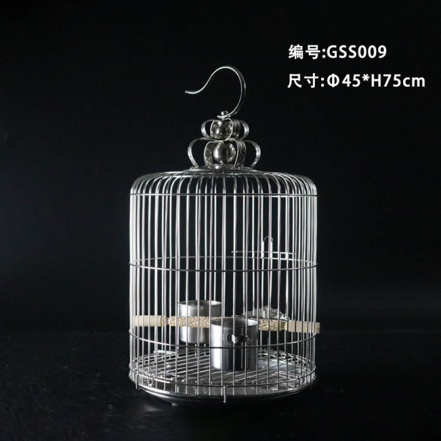 alt="Wholesale Stainless Steel Foldable Bird Cage"