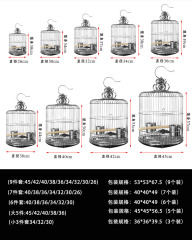 alt="Wholesale Stainless Steel Foldable Bird Cage"