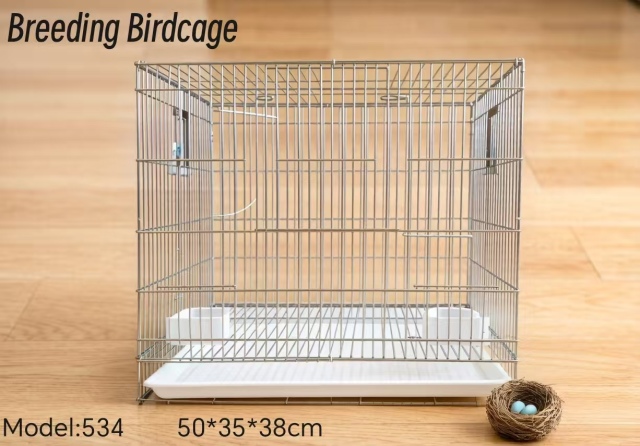 alt="Wholesale Stainless Steel Foldable Bird Cage"