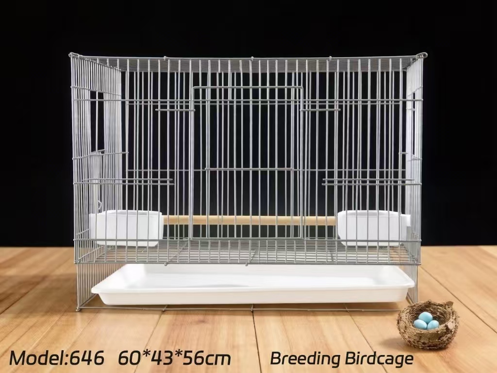 alt="Wholesale Stainless Steel Foldable Bird Cage"