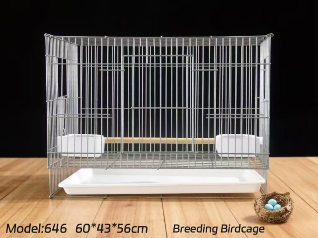 alt="Wholesale Stainless Steel Foldable Bird Cage"
