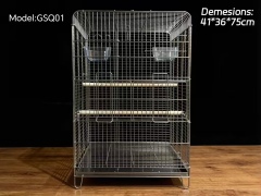 alt="Wholesale Stainless Steel Foldable Bird Cage"
