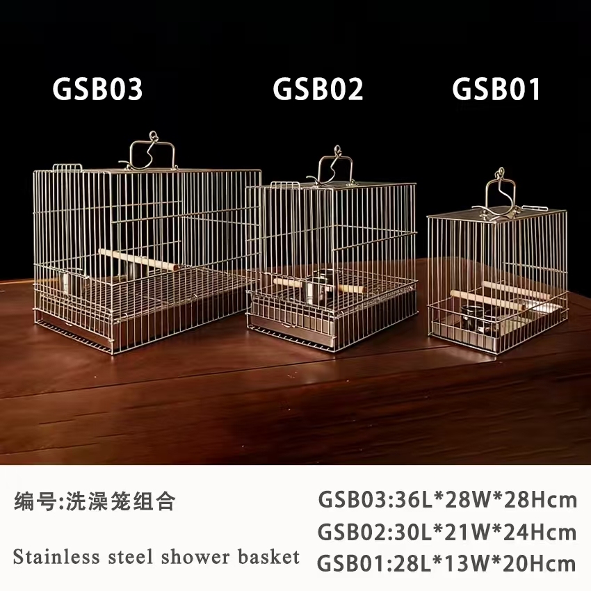 alt="Wholesale Stainless Steel Foldable Bird Cage"