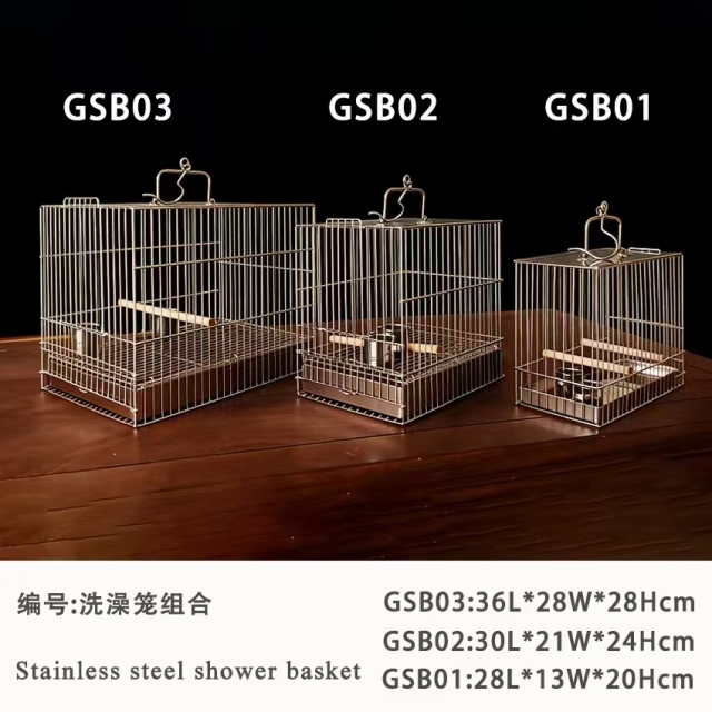 alt="Wholesale Stainless Steel Foldable Bird Cage"