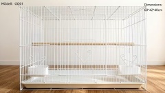 alt="Wholesale Stainless Steel Foldable Bird Cage"