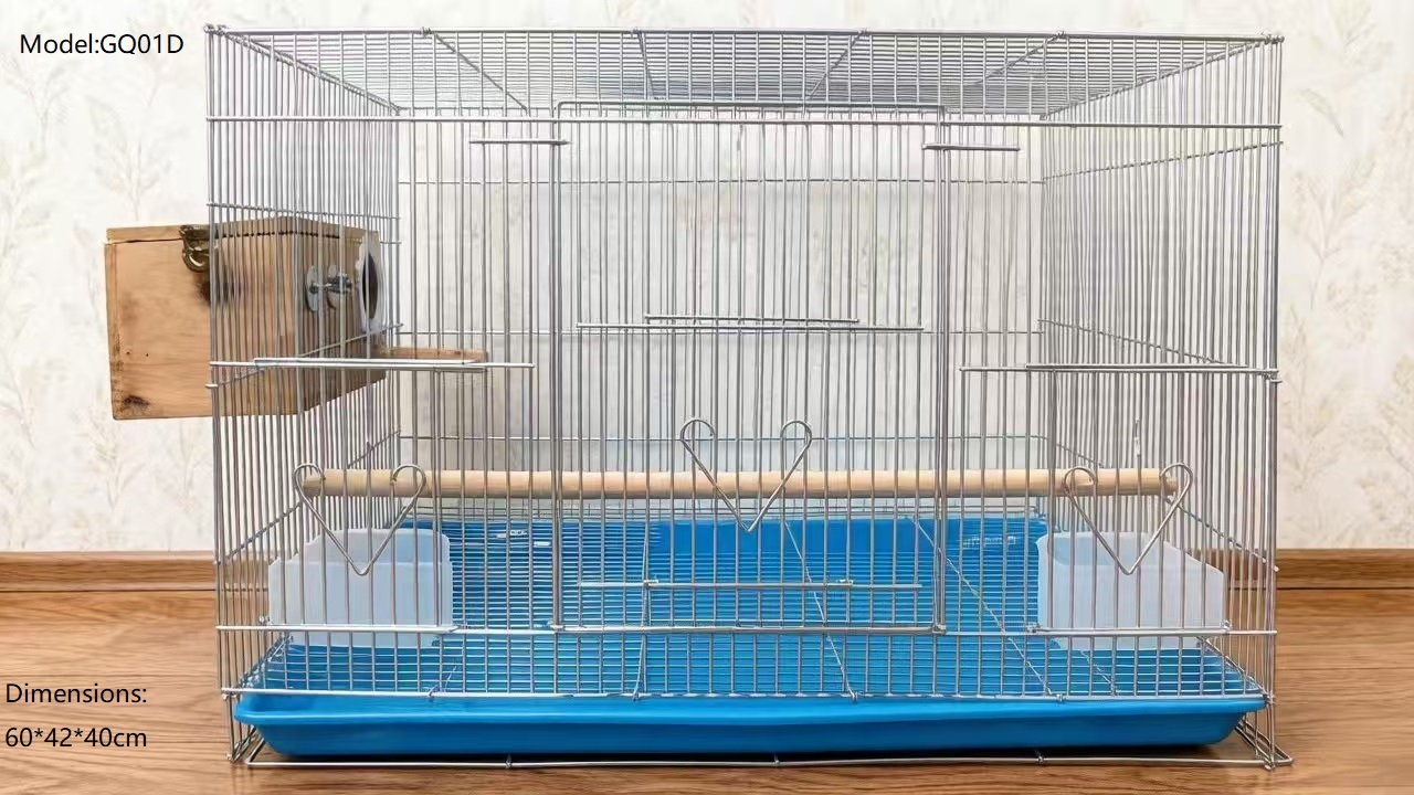 alt="Wholesale Stainless Steel Foldable Bird Cage"