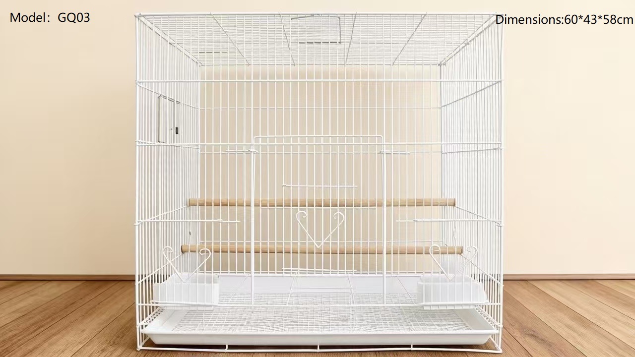 alt="Wholesale Stainless Steel Foldable Bird Cage"