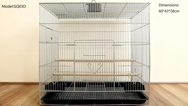 alt="Wholesale Stainless Steel Foldable Bird Cage"