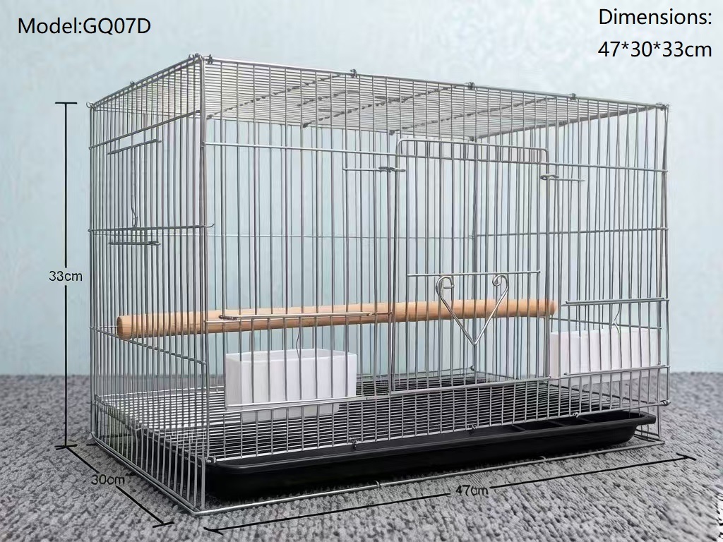 alt="Wholesale Stainless Steel Foldable Bird Cage"