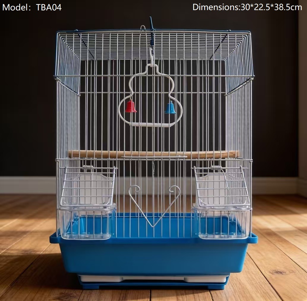 alt="Wholesale Stainless Steel Foldable Bird Cage"
