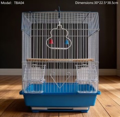 alt="Wholesale Stainless Steel Foldable Bird Cage"