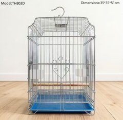 alt="Wholesale Stainless Steel Foldable Bird Cage"