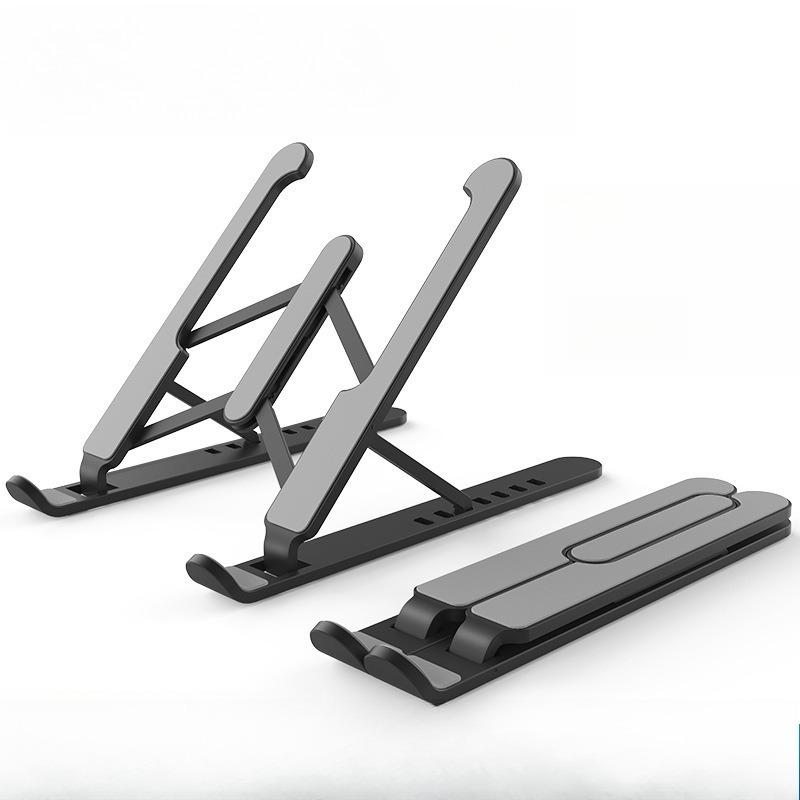 Laptop Stand for Desk, Adjustable Laptop Riser Foldable Portable Laptop Holder, Ventilated Cooling Notebook Stand for 10-15.6” Laptops