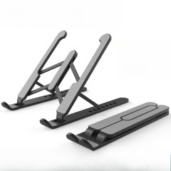Laptop Stand for Desk, Adjustable Laptop Riser Foldable Portable Laptop Holder, Ventilated Cooling Notebook Stand for 10-15.6” Laptops