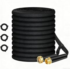 50FT/100FT Professional Garden Hose with 3 Reinforced washers, Universal Tap Connector - Leakproof Water Hose for All Seasons, Fits Any Faucet, Extra Durable Design