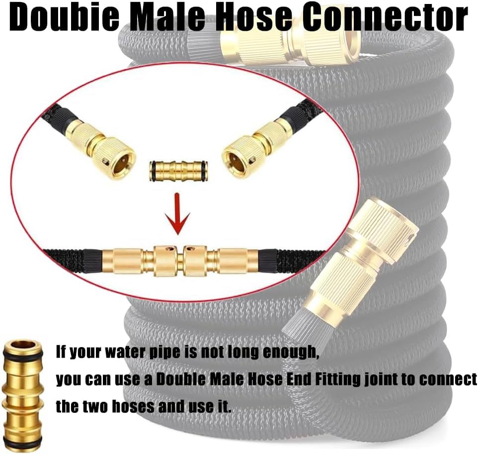 50FT Garden Hose with Brass Fittings
