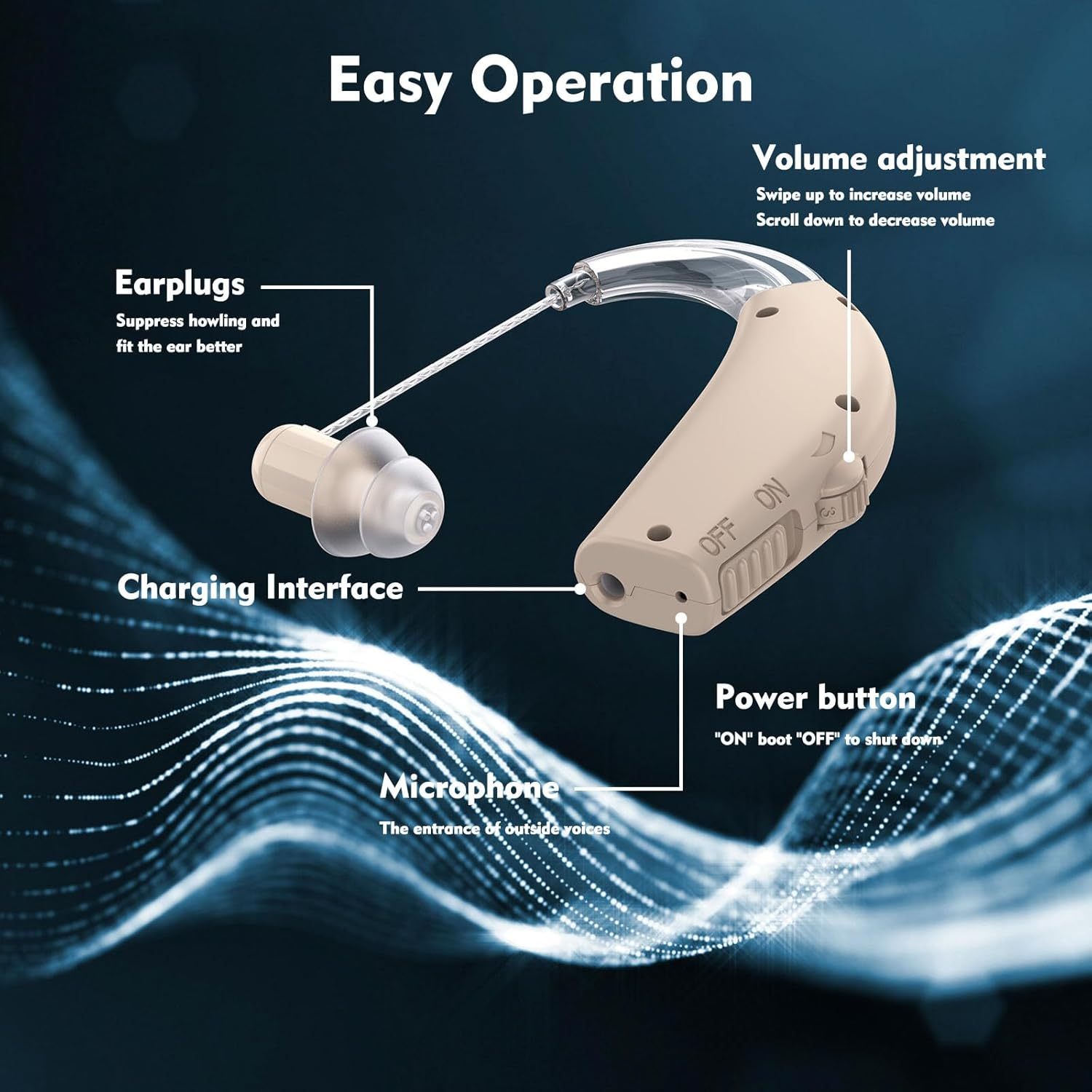 Hearing Aids with Noise Cancelling