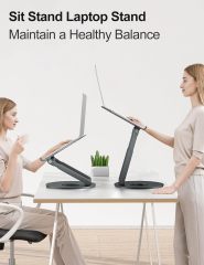 Adjustable Rotating Ergonomic Computer Stand