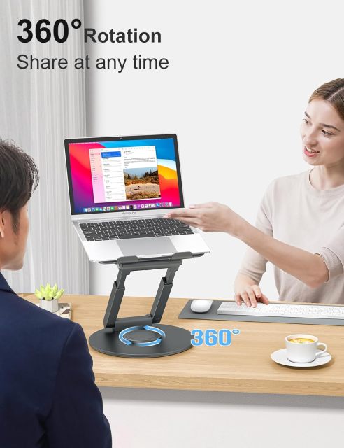 Adjustable Rotating Ergonomic Computer Stand