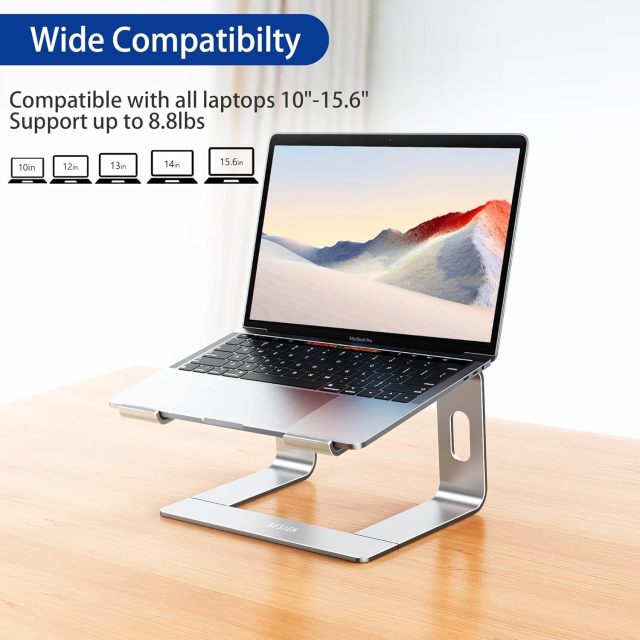 Ergonomic Aluminum Detachable Computer Stand