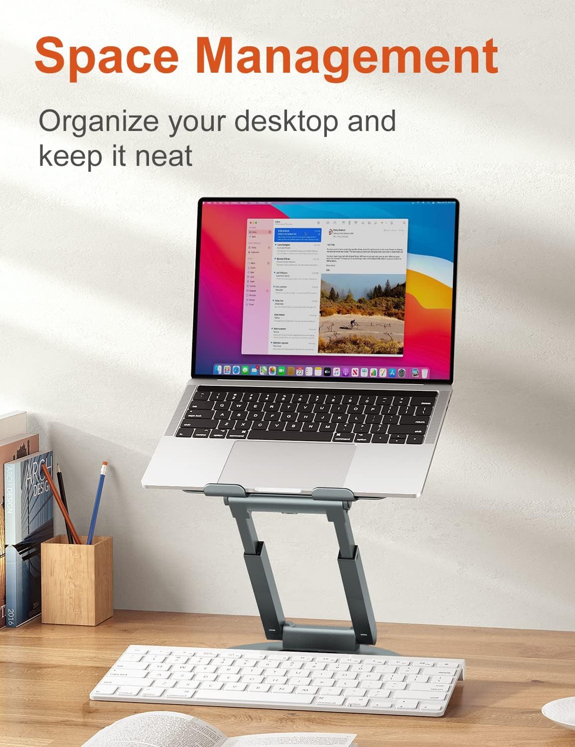 Adjustable Rotating Ergonomic Computer Stand