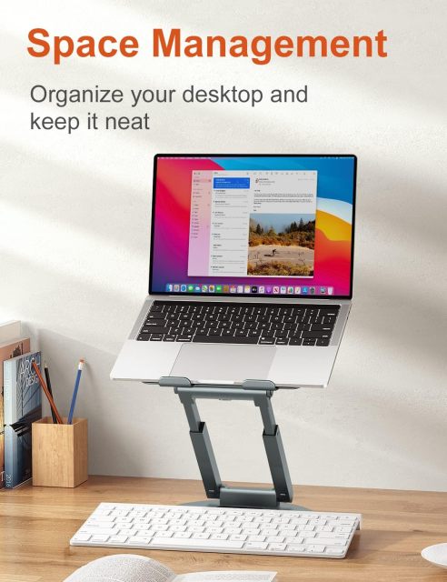 Adjustable Rotating Ergonomic Computer Stand