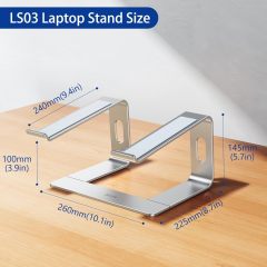 Ergonomic Aluminum Detachable Computer Stand