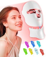 Cordless LED Face Mask Light Therapy Device - Rechargeable Dropshipping Item