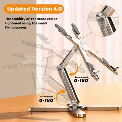 Zandropshipping Rotating Adjustable Laptop Stand for Desk - Dropshipping Ready Office Product