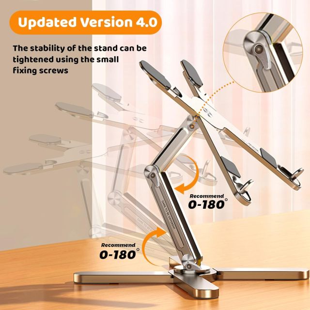 Zandropshipping Rotating Adjustable Laptop Stand for Desk - Dropshipping Ready Office Product