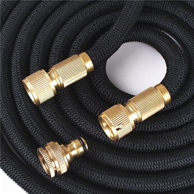 Expandable Garden Hose with Spray Nozzle - Flexible Lightweight Dropshipping Item