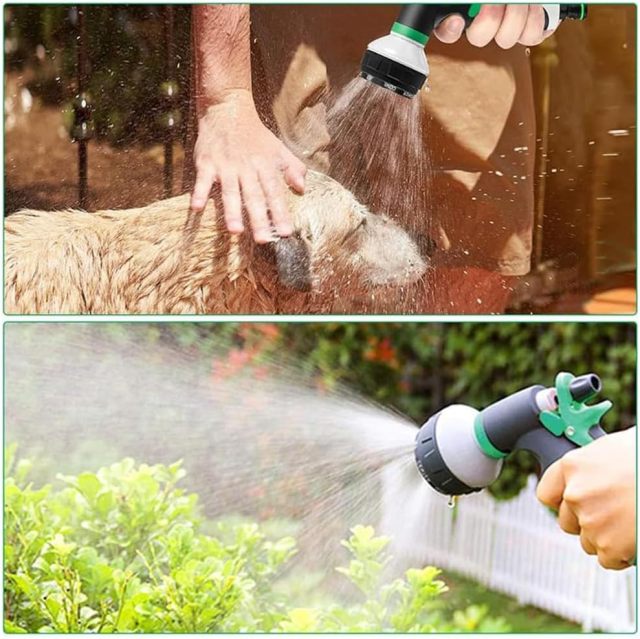 Expandable Garden Hose with Spray Nozzle - Flexible Lightweight Dropshipping Item