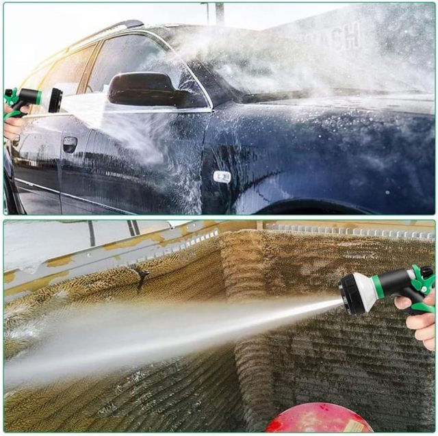 Expandable Garden Hose with Spray Nozzle - Flexible Lightweight Dropshipping Item