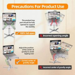 Zandropshipping Rotating Adjustable Laptop Stand for Desk - Dropshipping Ready Office Product