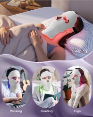 Cordless LED Face Mask Light Therapy Device - Rechargeable Dropshipping Item