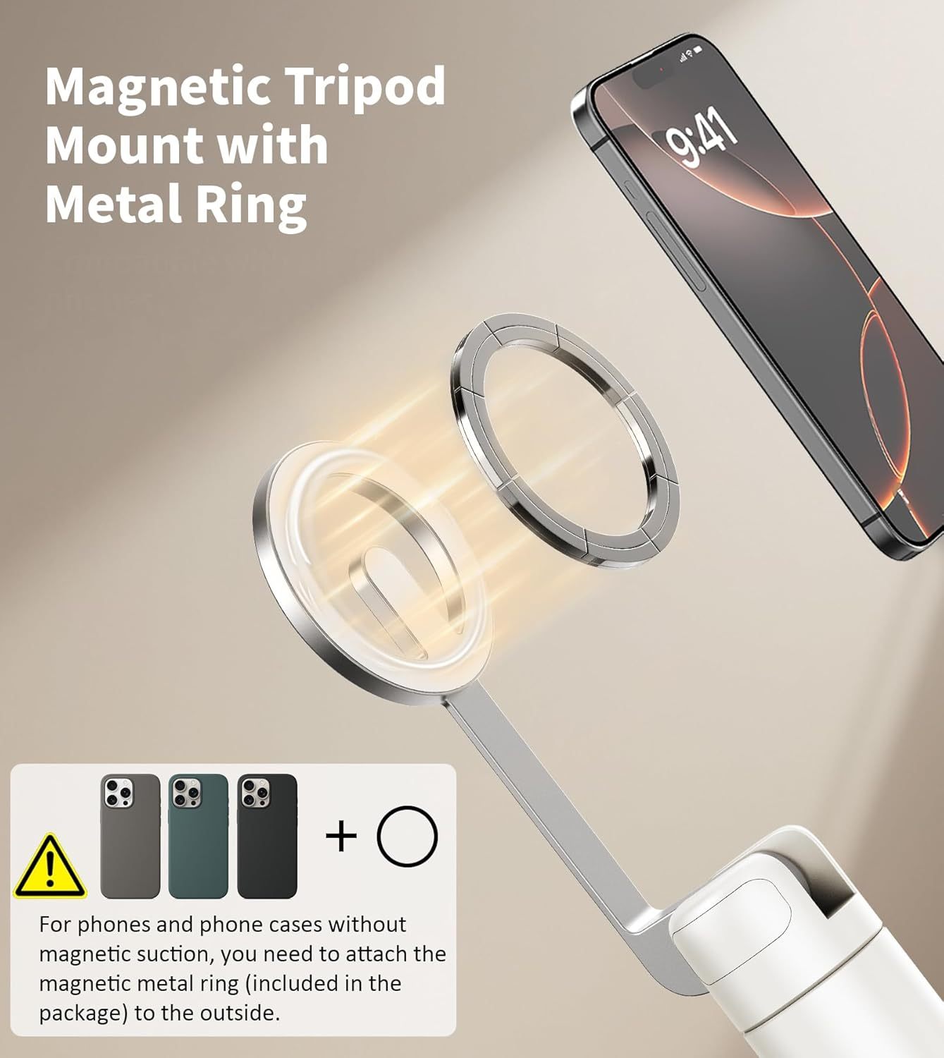 Zandropshipping 68" Magnetic Selfie Stick Tripod
