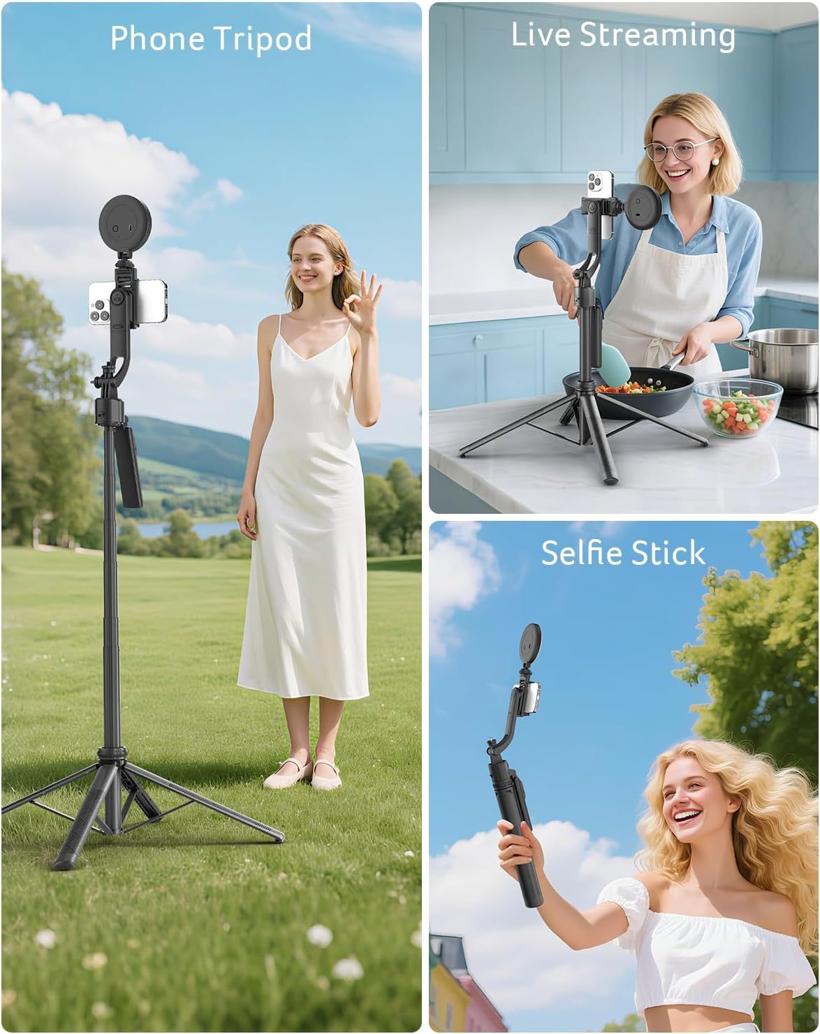 Zandropshipping Tripod with Light & Remote