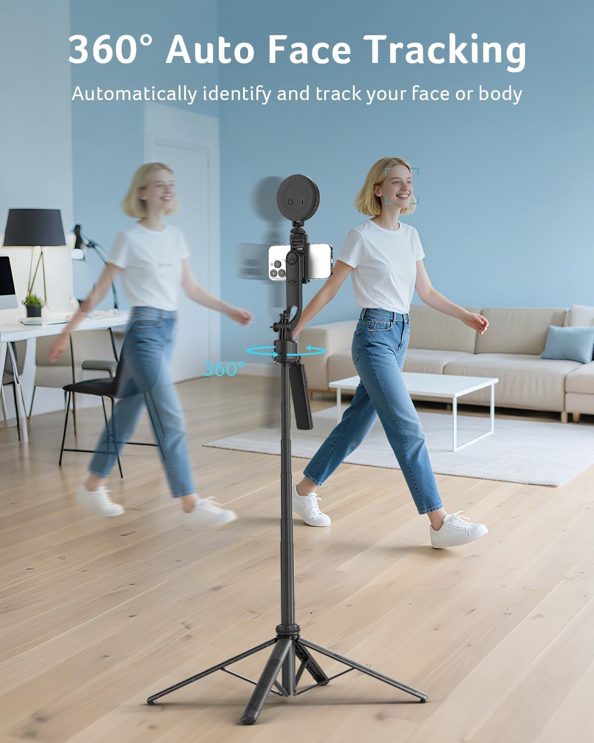 Zandropshipping Tripod with Light & Remote