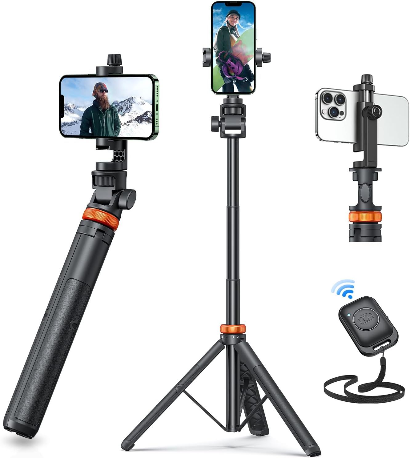 62 Inch Phone Tripod