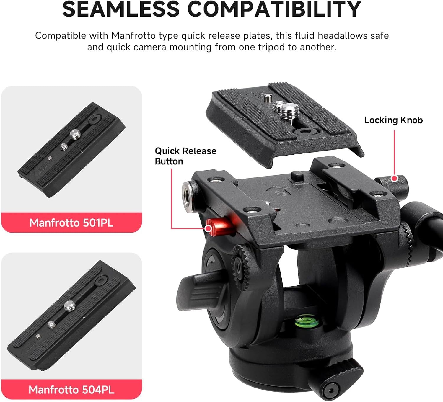 Video Tripod Fluid Head