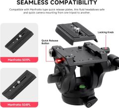 Video Tripod Fluid Head