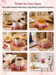 Crochet Flower Coasters