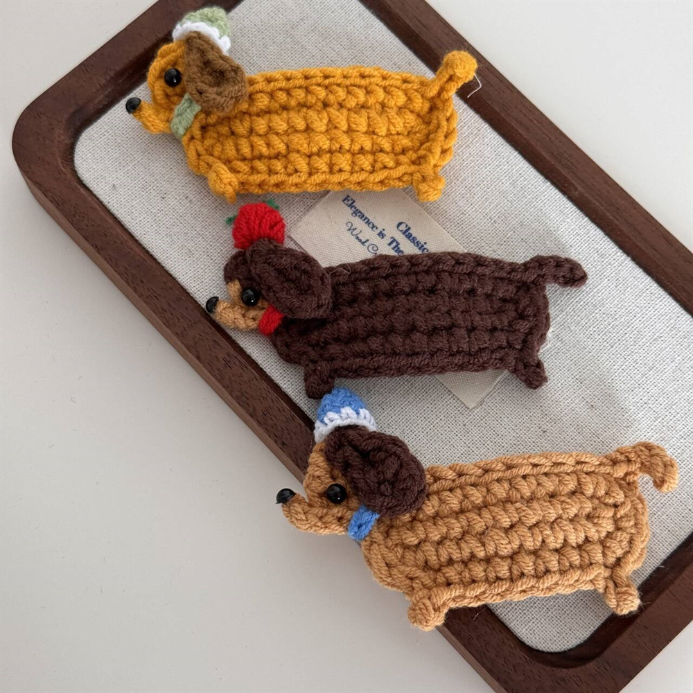 Crochet Cat Hair Clips