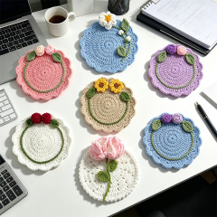 Crochet Flower Coasters