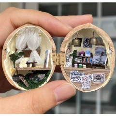 Miniature Studio Walnut Ornament