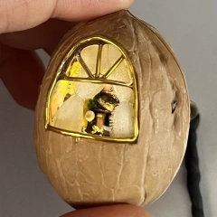 Miniature Studio Walnut Ornament