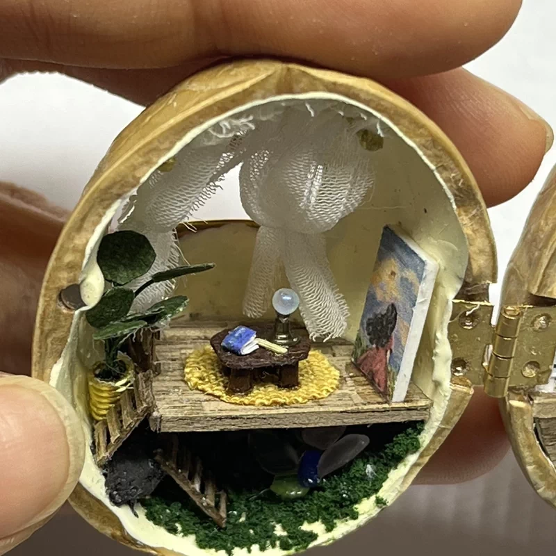 Miniature Studio Walnut Ornament