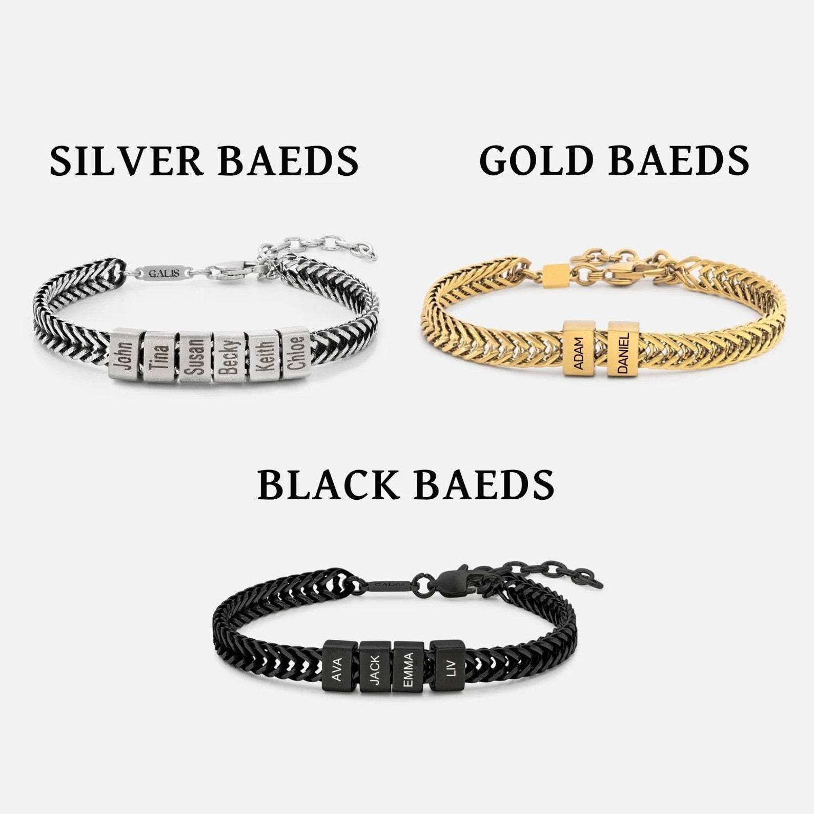 Men's Custom Name Bracelet