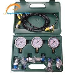 Excavator Hydraulic Inspection Pressure Gauge Fitting Tee Set,Pangolin Parts