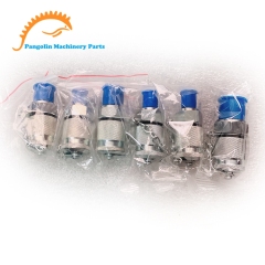 Excavator Hydraulic Inspection Pressure Gauge Fitting Tee Set,Pangolin Parts